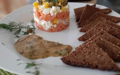 Tartar de Salmón Ahumado