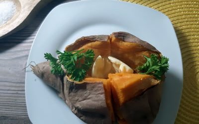 Batata al horno de Microondas
