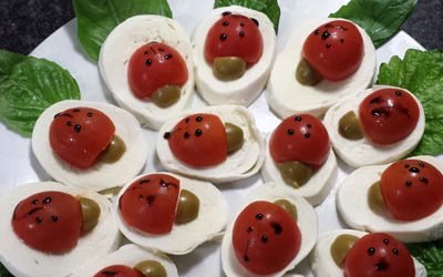 Ensalada Caprese para Niños