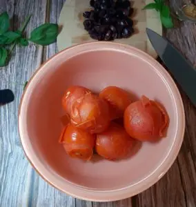 pelar tomates