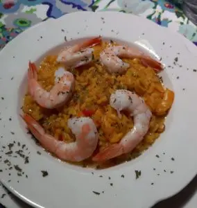 Risotto de Camarones