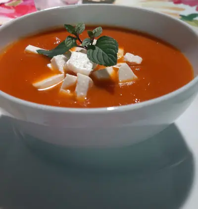 sopa de zanahoria