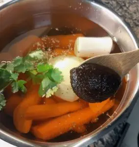 sopa de zanahoria