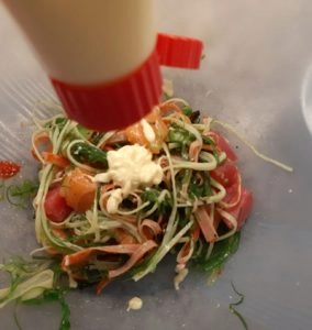 Ensalada Wakame y Cangrejo