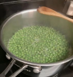 puré de guisantes